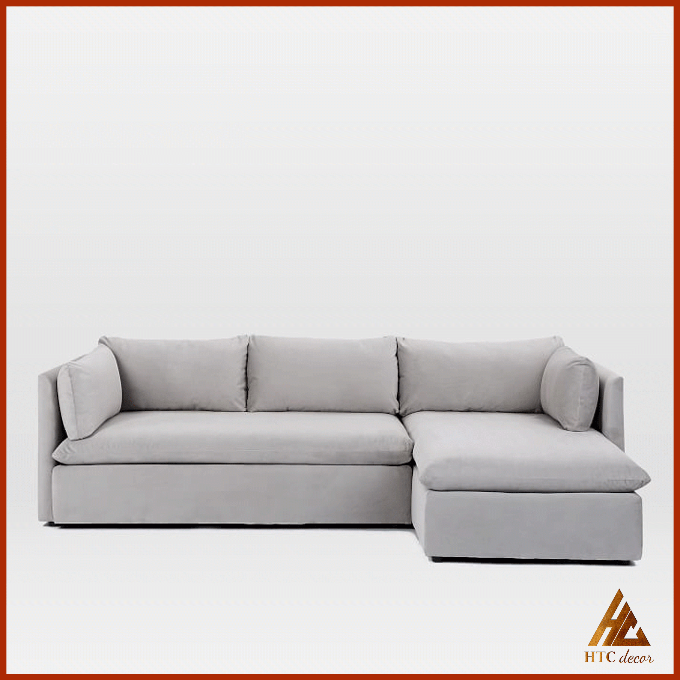 Ghế Sofa Góc L Shelter Vải Bố